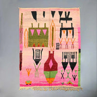 Vintage Moroccan Rug 7.7 x 10.1 feet / 235 x 310 cm Ettilux Home