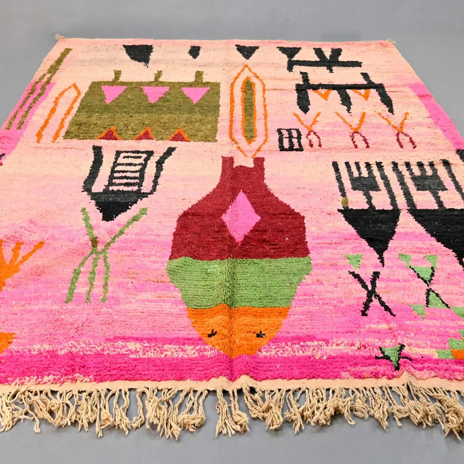 Vintage Moroccan Rug 10.1 x 13.4 feet - Ettilux Home