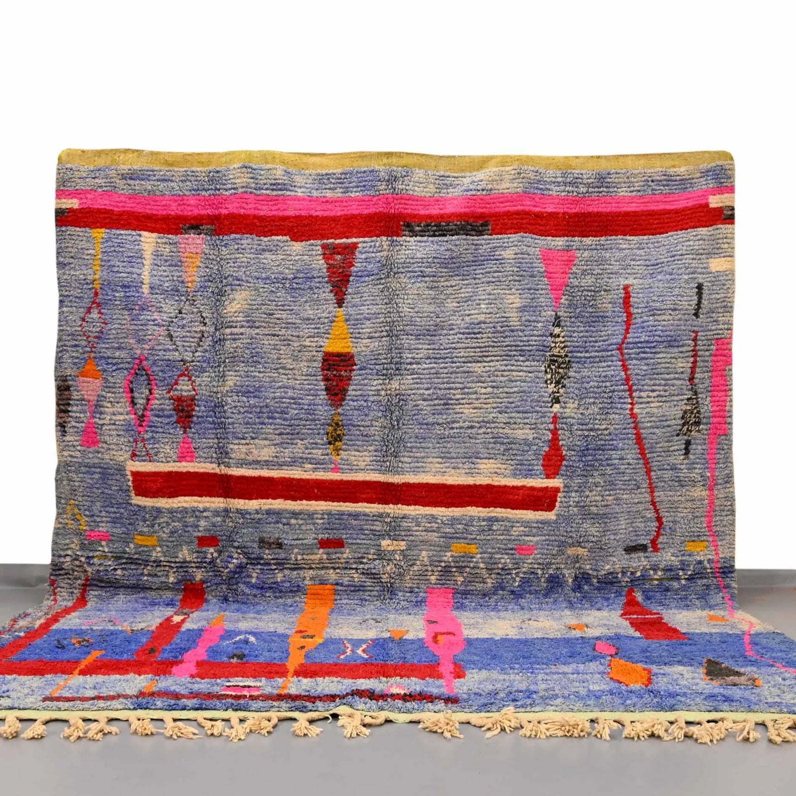 Vintage Moroccan Rug 10.5 x 12.1 feet / 320 x 370 cm - Ettilux Home