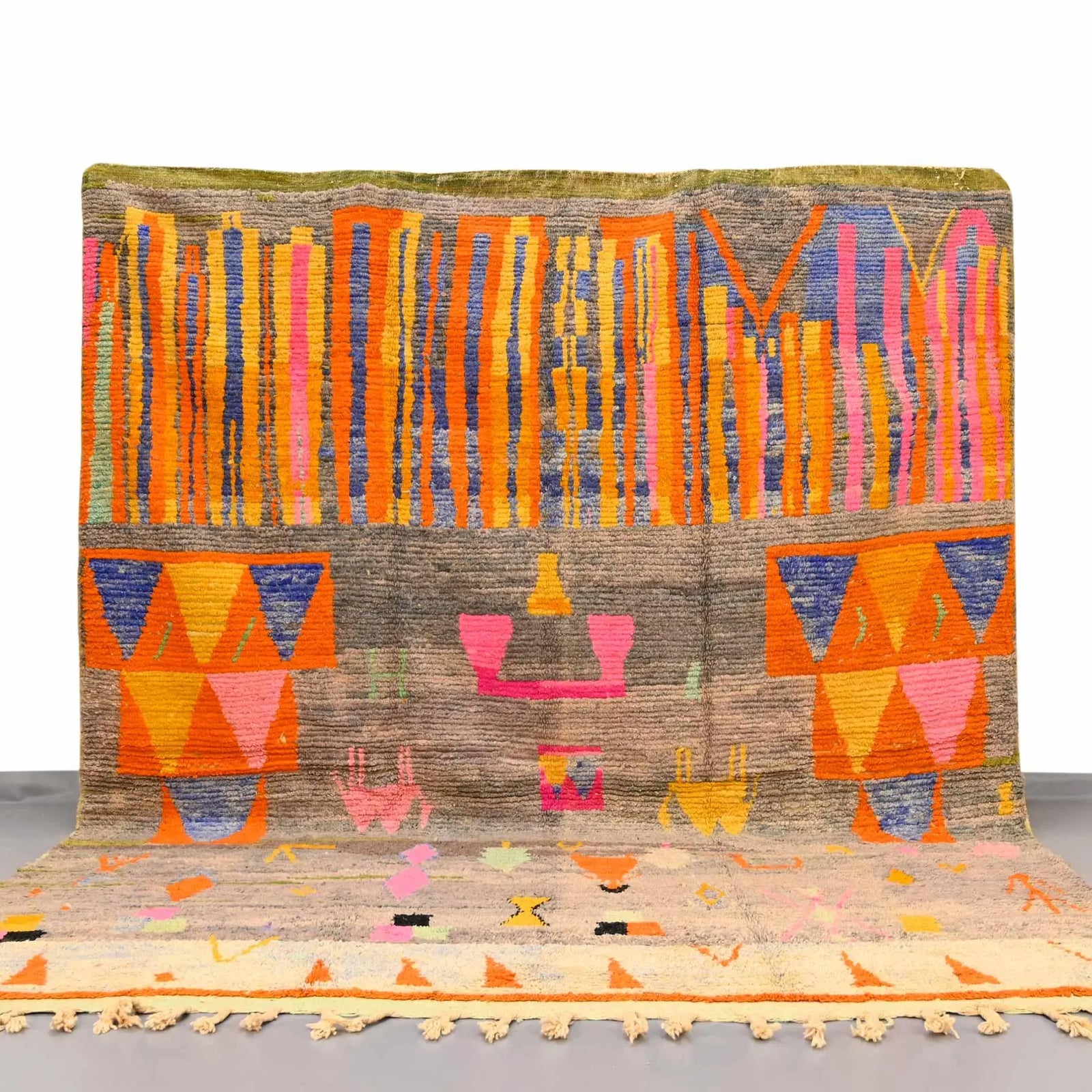 Vintage Moroccan Rug 10 x 12.6 feet / 305 x 385 cm - Ettilux Home
