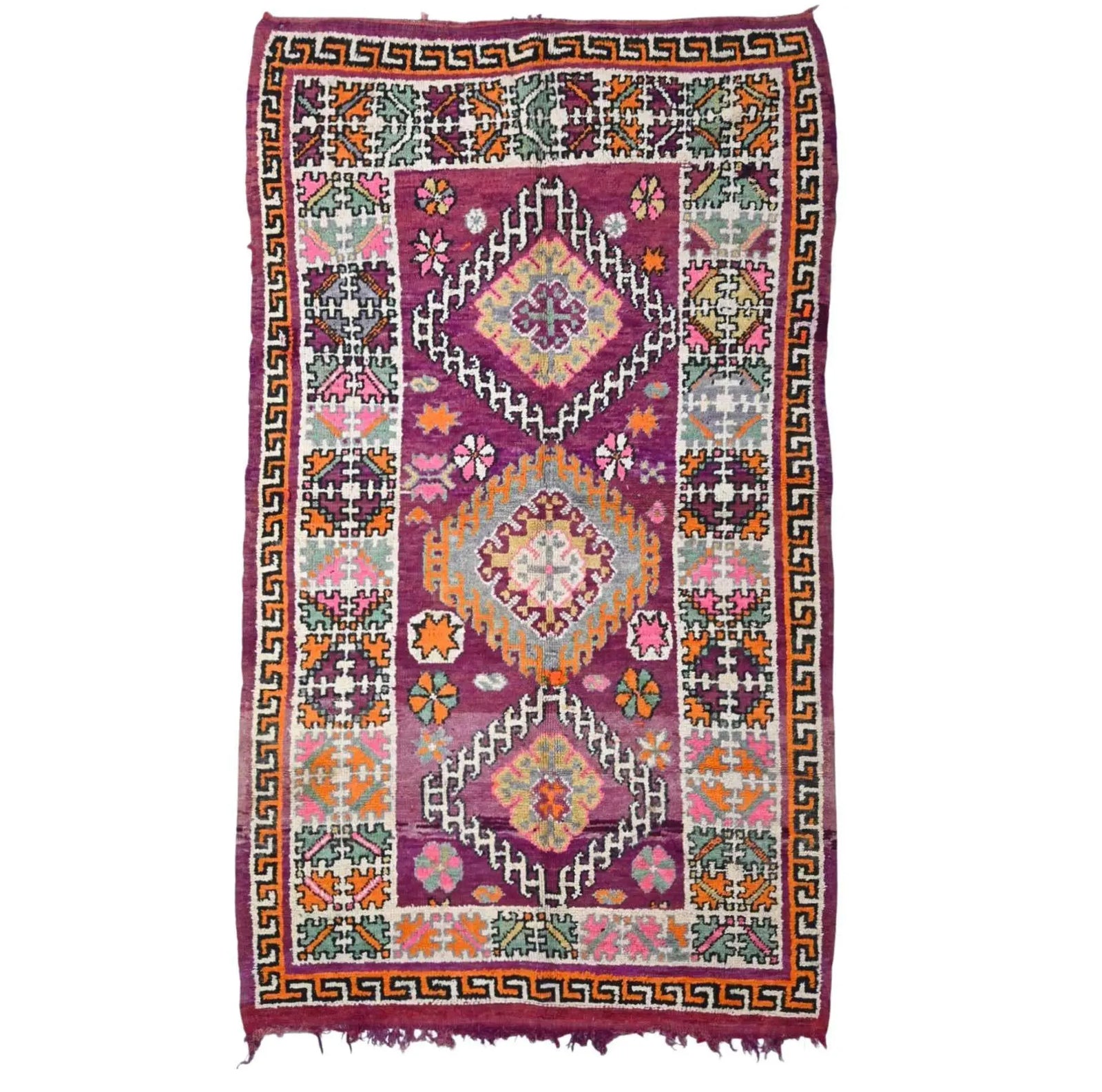 Vintage Moroccan Rug 5.7 x 9.8 ft - Ettilux Home