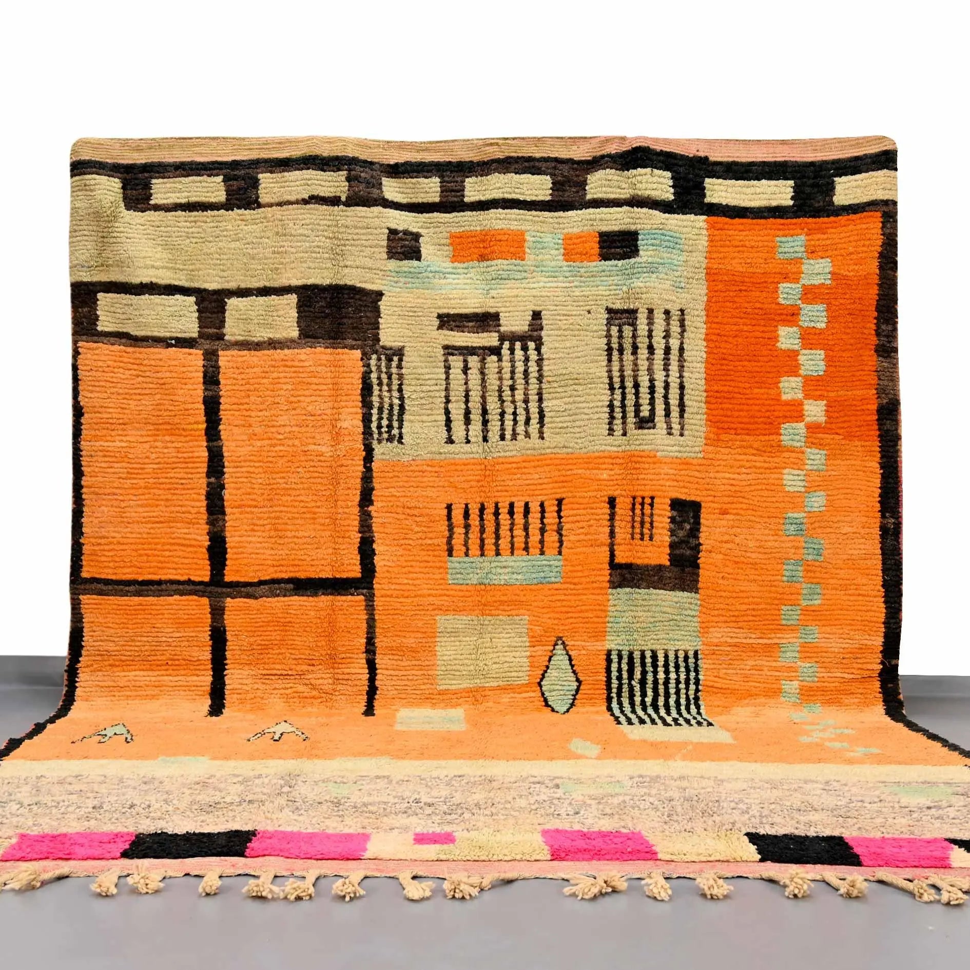 Vintage Moroccan Rug  9.8 x 13 feet / 300 x 396