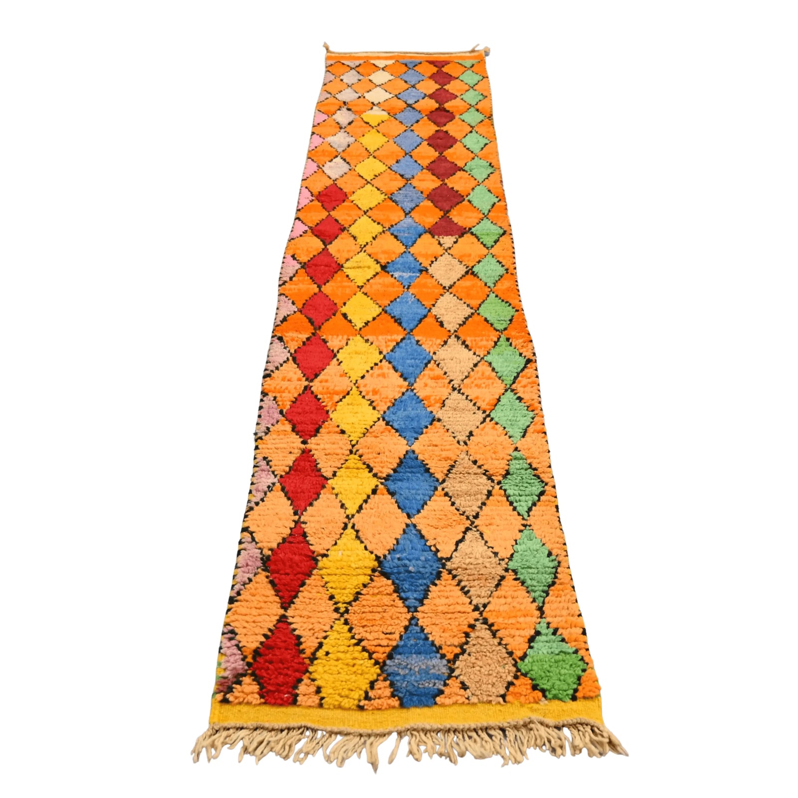 Vintage Moroccan Runner 2.1 x 11.8 feet / 66 cm x 362 cm - Ettilux Home