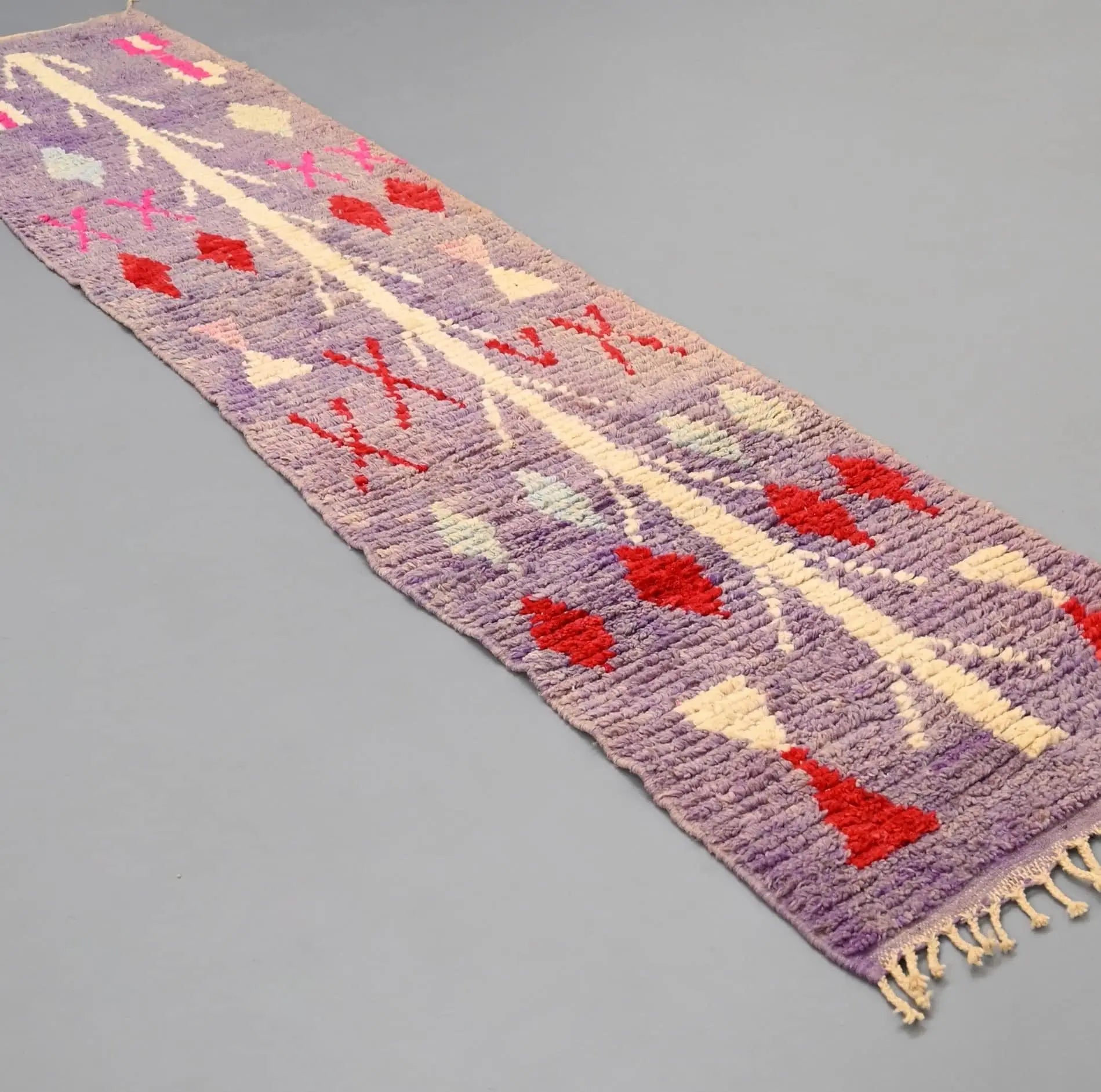 Vintage Runner Moroccan Rug 2.2 x 10.9 feet - Ettilux Home