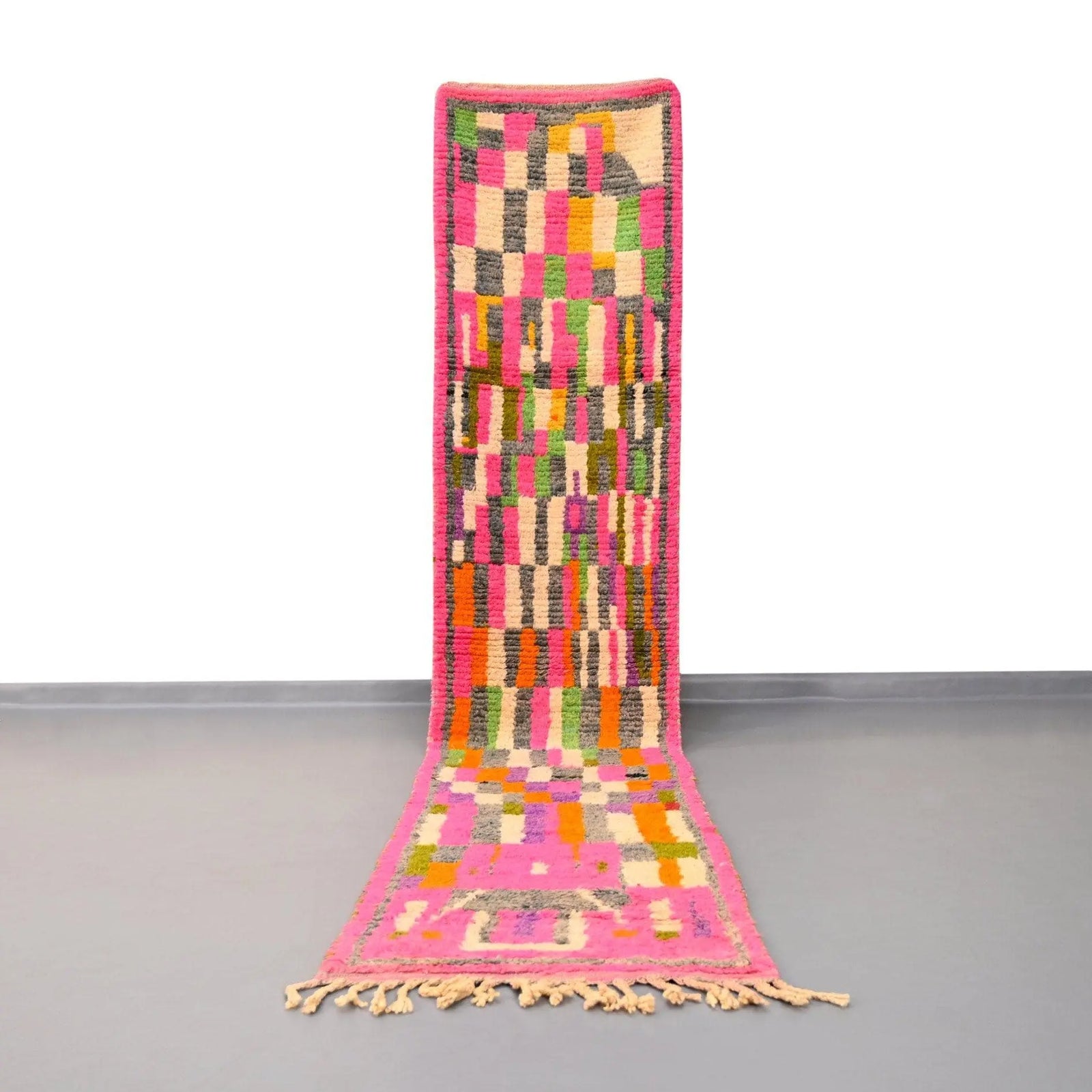 Vintage Runner Moroccan Rug 2.2 x 11.1 feet / 68 x 341 cm - Ettilux Home