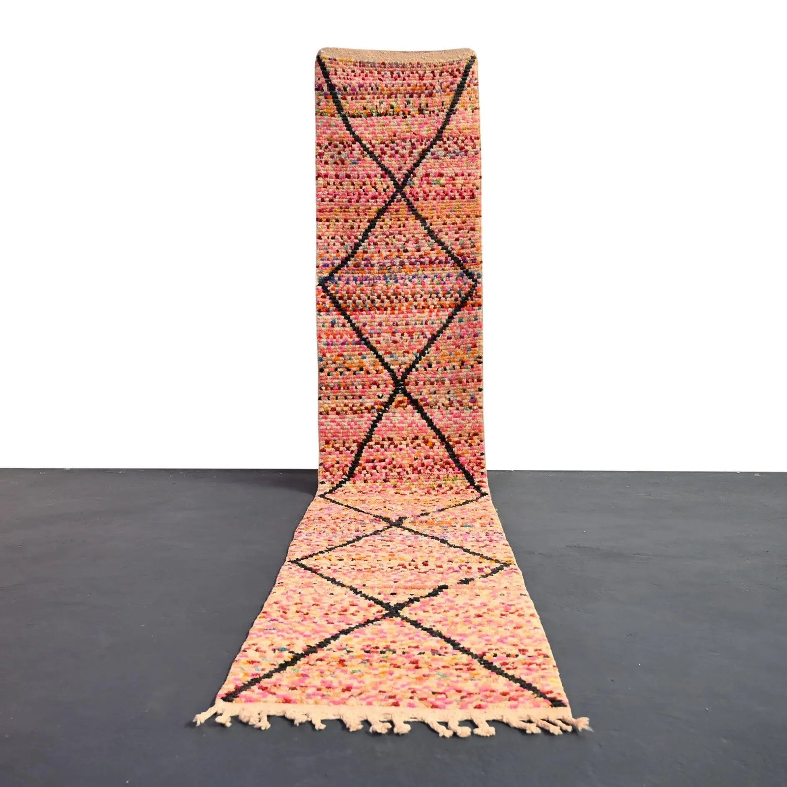 Vintage Runner Moroccan Rug 2.3 x 13.2 feet / 72 x 404 cm - Ettilux Home