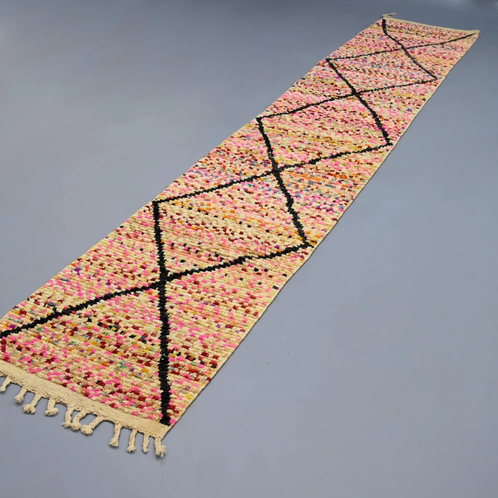 Vintage Runner Moroccan Rug 2.3 x 13.2 feet / 72 x 404 cm - Ettilux Home