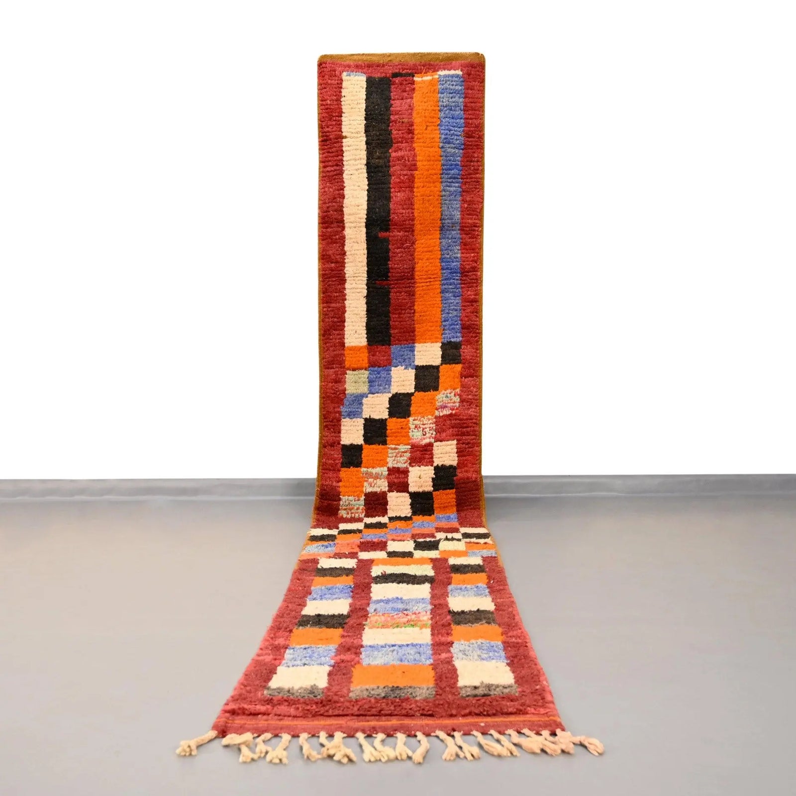 Vintage Runner Moroccan Rug 2.3 x 13.2 feet / 70 x 405 cm - Ettilux Home