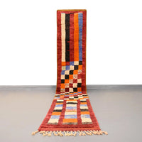 Vintage Runner Moroccan Rug 2.3 x 13.2 feet / 70 x 405 cm - Ettilux Home