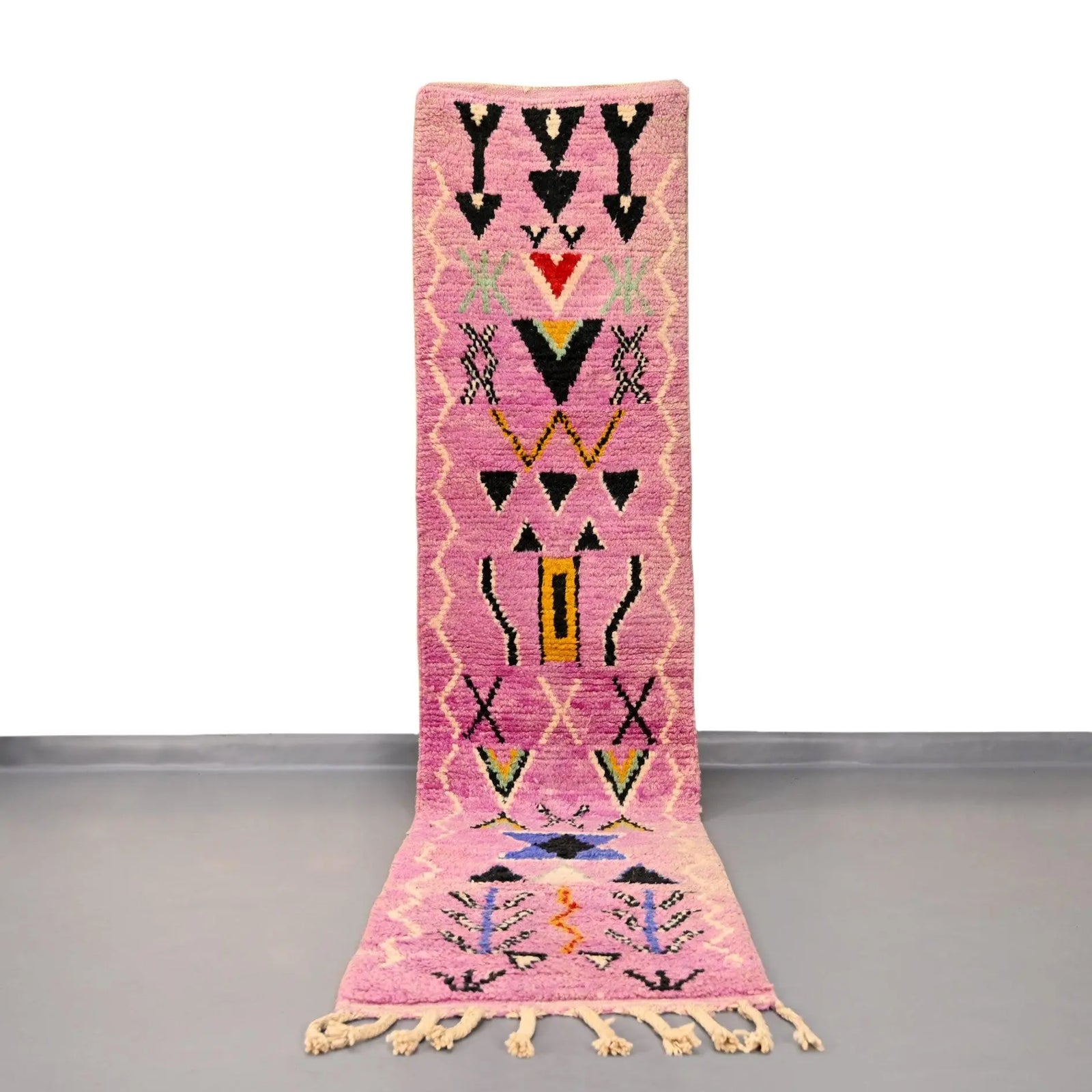 Vintage Runner Moroccan Rug 2.3 x 9.8 feet / 70 x 300 cm - Ettilux Home