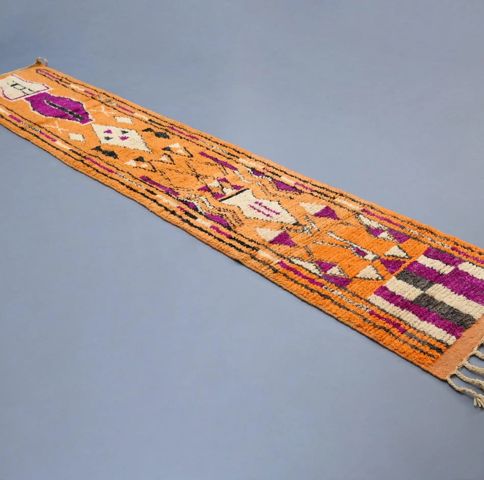 Vintage Runner Moroccan Rug 2.4 x 12.4 feet - Ettilux Home