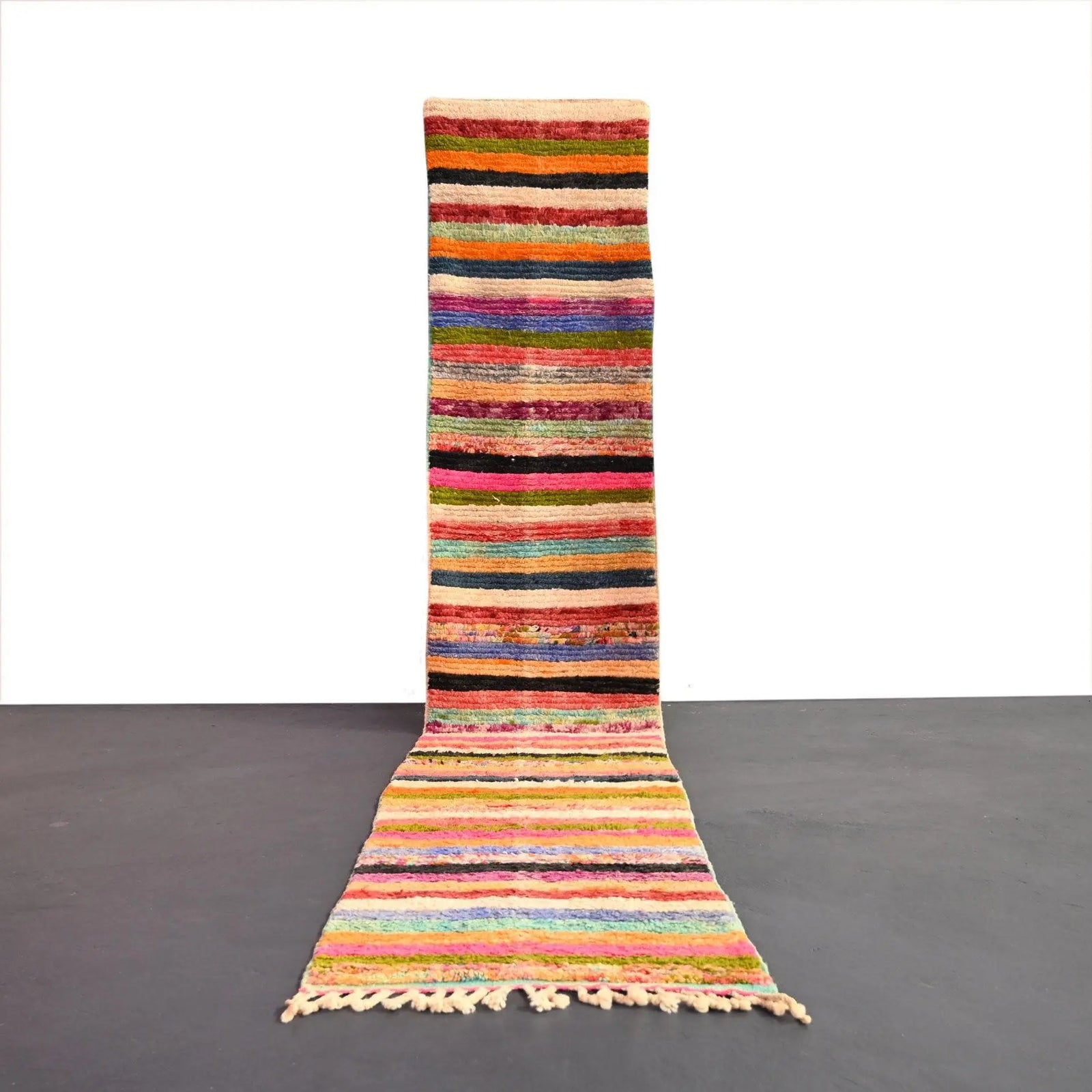 Vintage Runner Moroccan Rug 2.4 x 12.9 feet / 75 x 393 cm - Ettilux Home