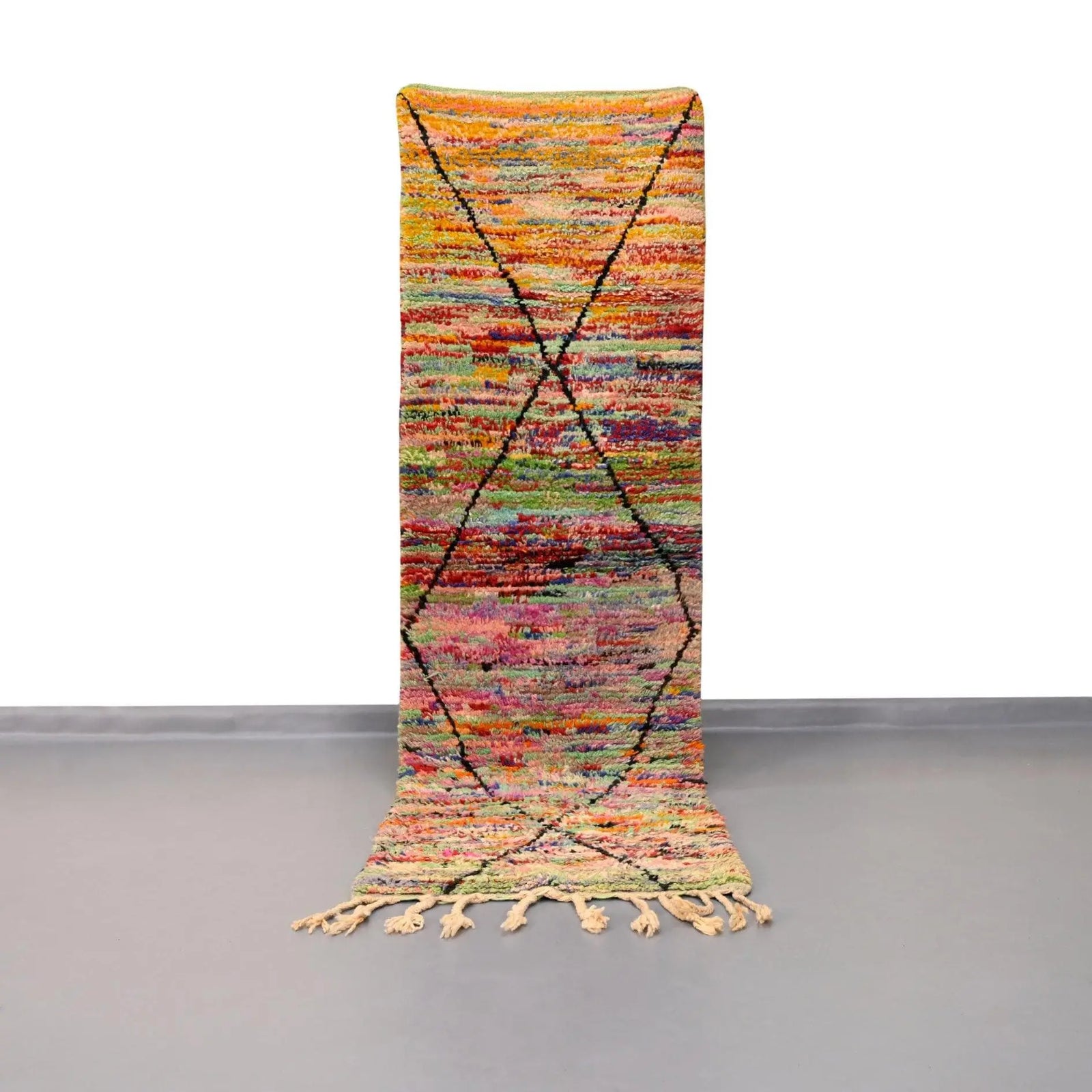 Vintage Runner Moroccan Rug 2.4 x 8.2 feet - Ettilux Home