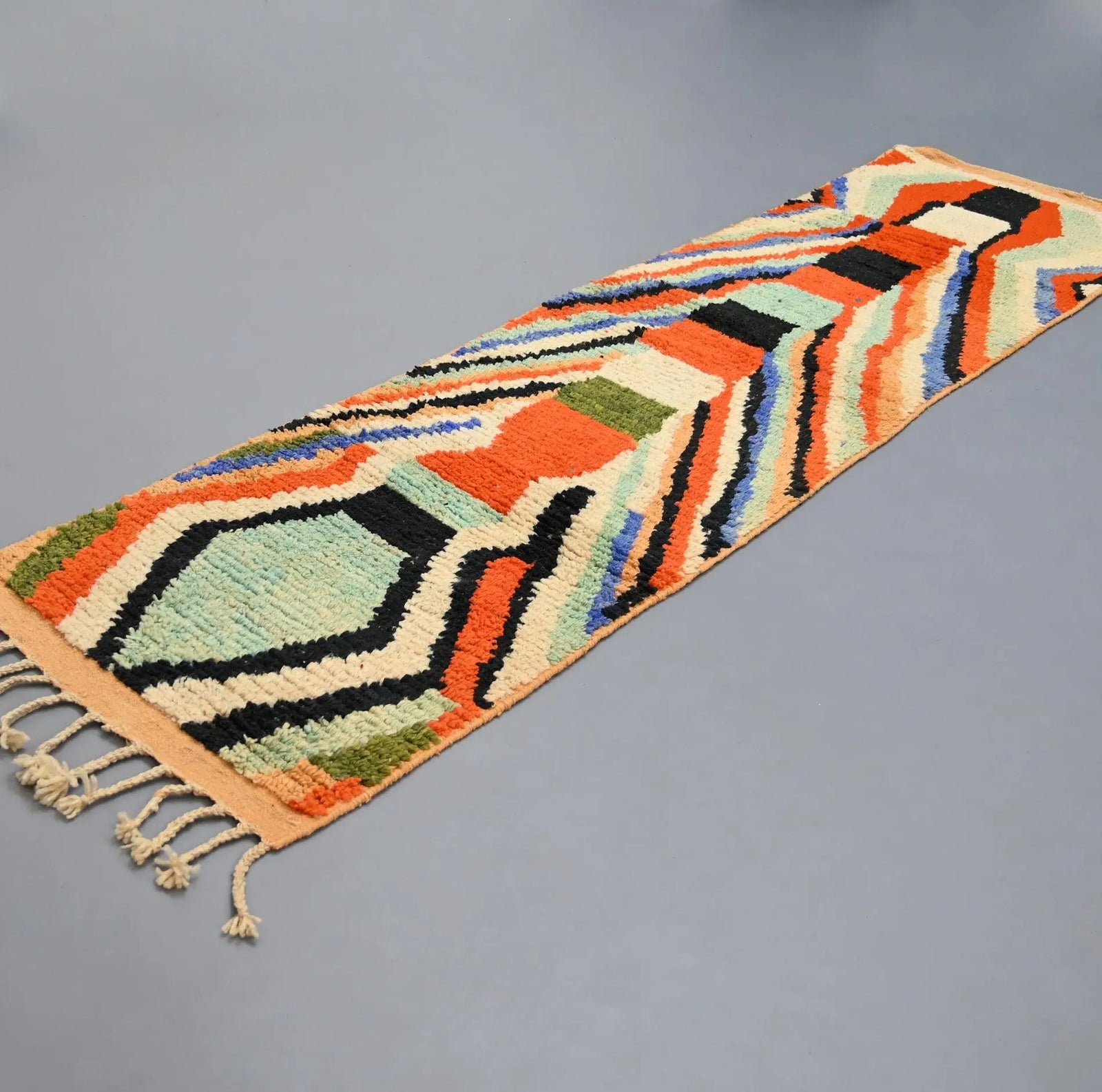 Vintage Runner Moroccan Rug 2.4 x 9.5 feet / 75 x 292 cm - Ettilux Home