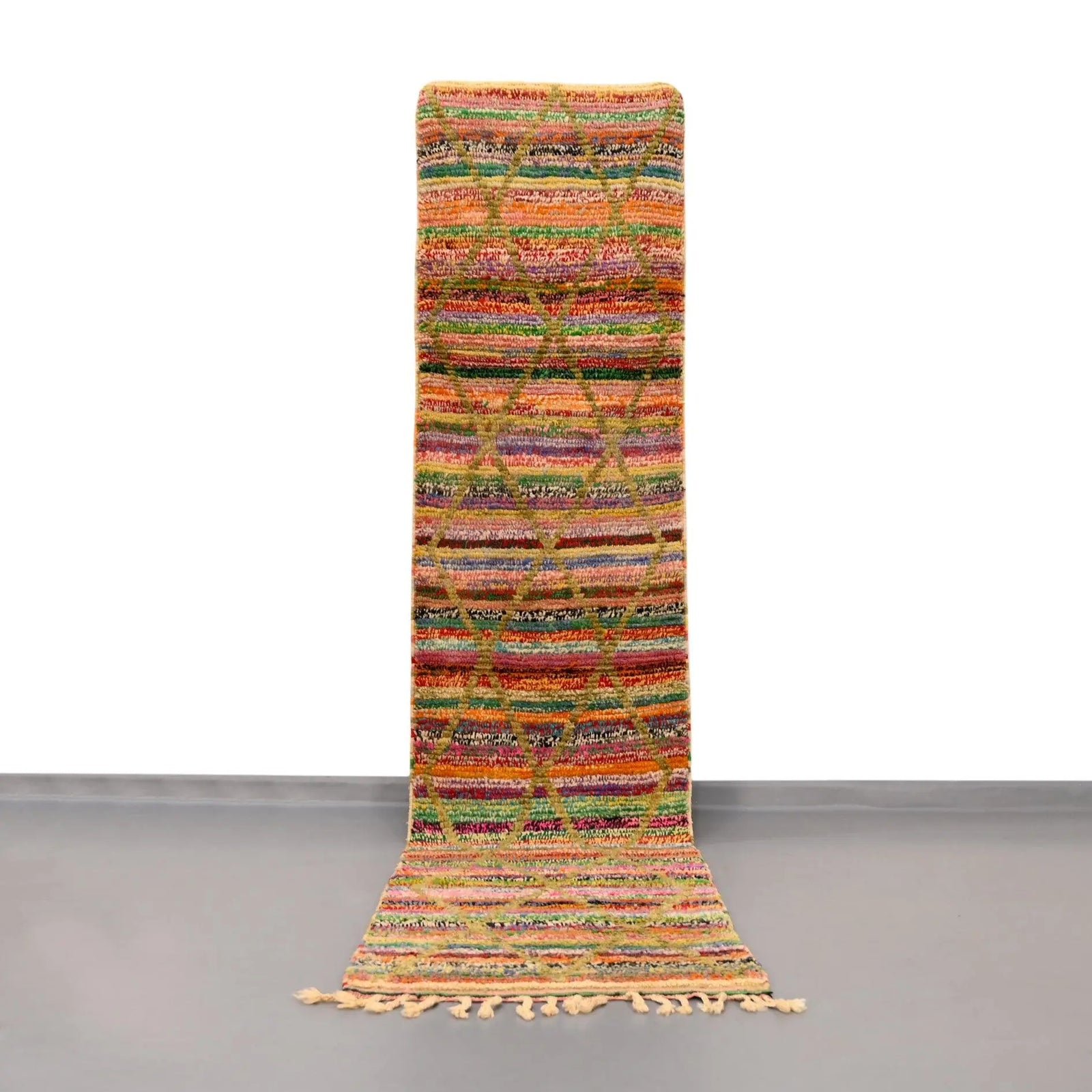 Vintage Runner Moroccan Rug 2.5 x 10.8 feet / 78 x 331 cm - Ettilux Home