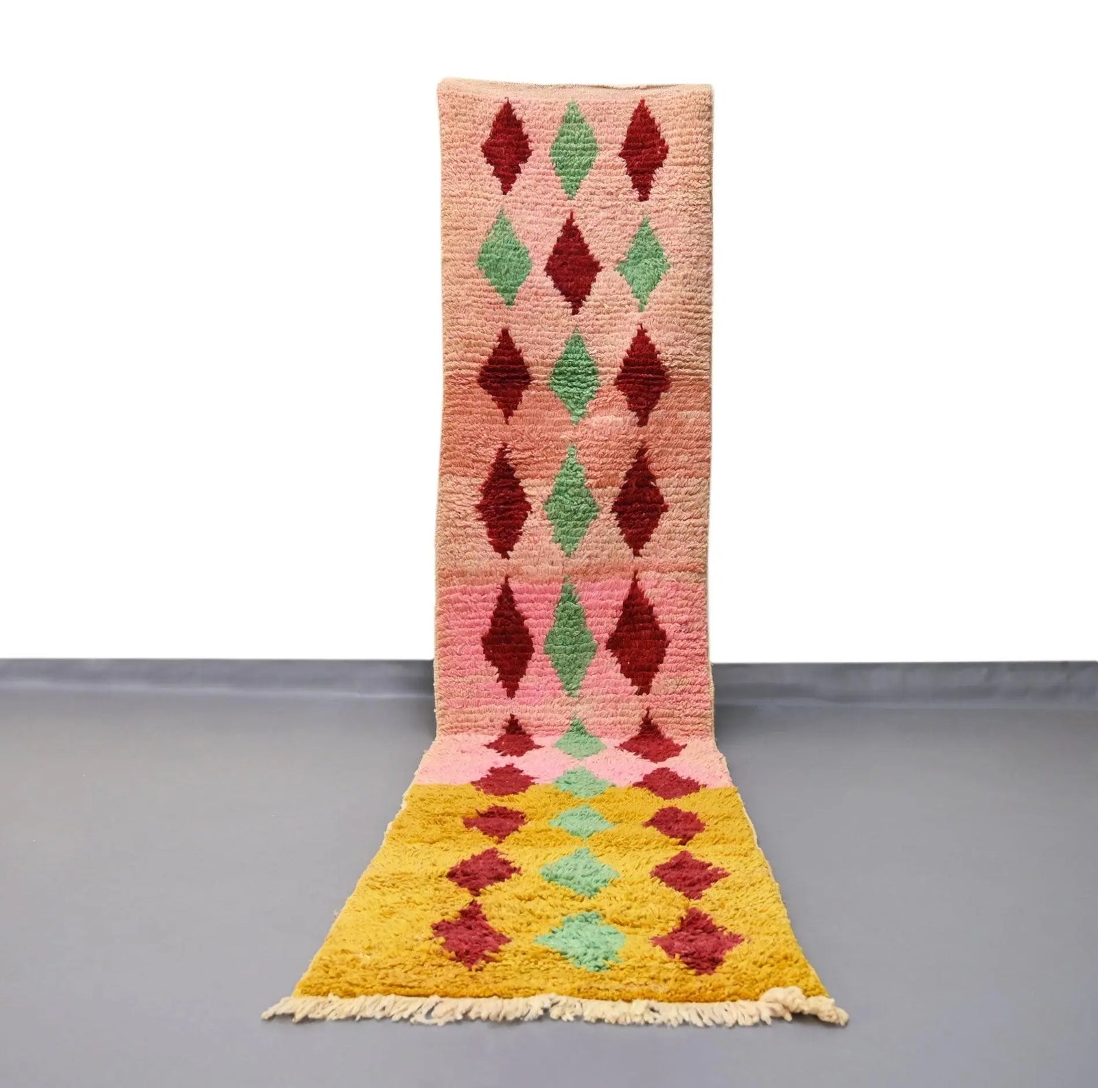 Vintage Runner Moroccan Rug 2.5 x 11.9 feet / 78 x 364 cm - Ettilux Home