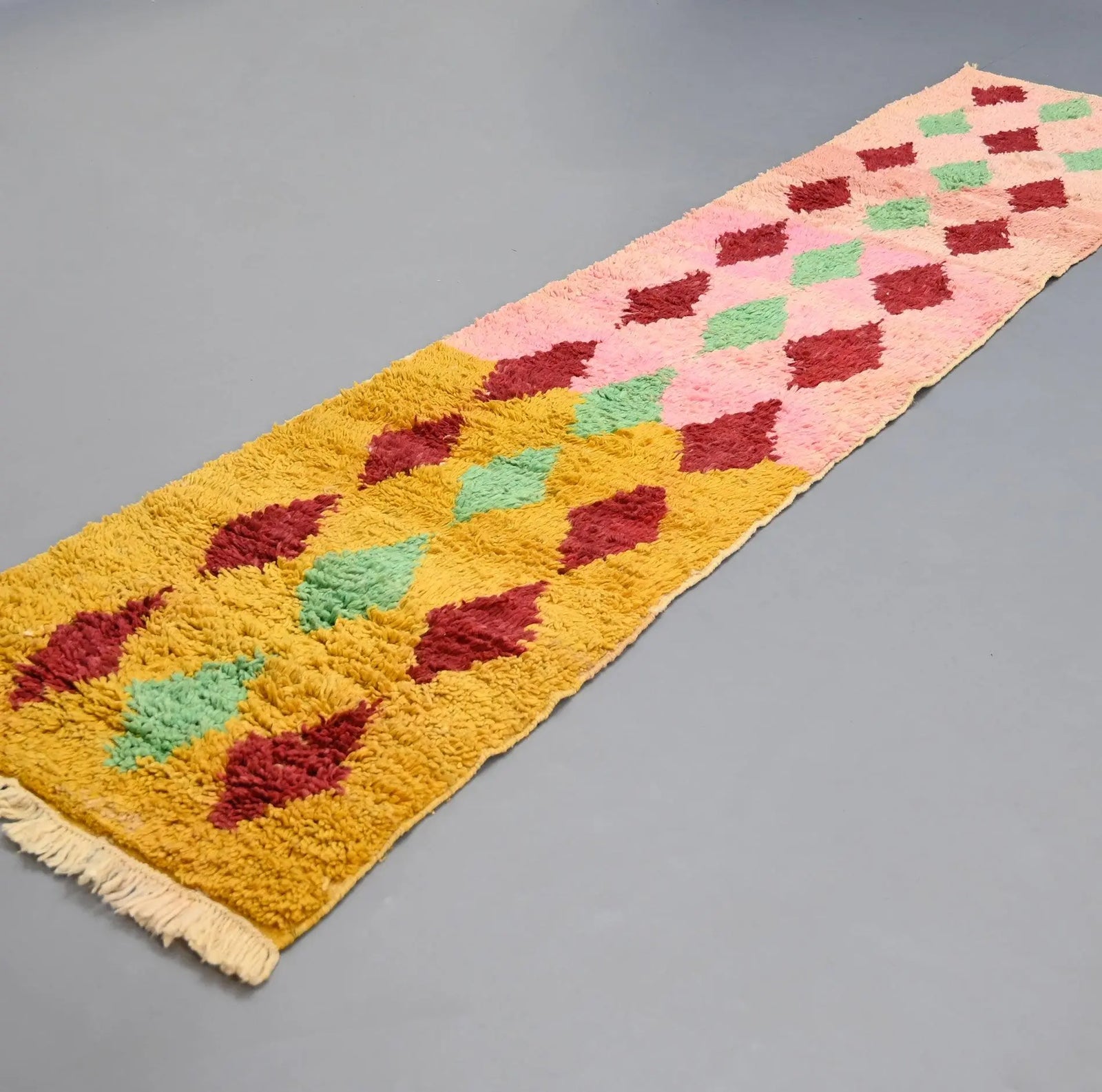 Vintage Runner Moroccan Rug 2.5 x 11.9 feet / 78 x 364 cm - Ettilux Home