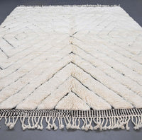 Thumbnail for White Authentic Beni Ourain Moroccan Rug - Ettilux Home